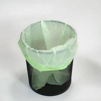 Sac poubelle compostable certifié biodégradable de 13 gallons avec cordon de serrage pour la maison