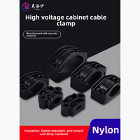 Pince de câblage électrique en forme de C K36-52 haute tension, ignifuge, en nylon, pour appareillage électrique, type fixe, testée