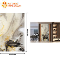 Kaisheng tout nouveau produit panneaux muraux en marbre UV feuille style chaud en gros pour la maison décorative vente directe