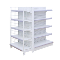 Rayonnage de gondole de supermarché réglable Mini présentoir de vente au détail étagères à usage léger support métallique démonté