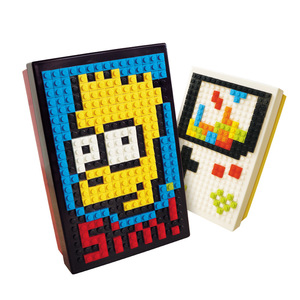 Lonchera creativa de plástico tipo Lego, apta para microondas, rectangular, con dibujos animados para niños. - Product Image 4
