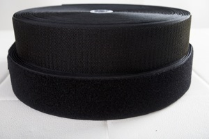 Bande magique réglable écologique noire et blanche de 20 mm, 38 mm, 50 mm, certifiée REACH OEKO-TEX, pour vêtements et chaussures - Product Image 3