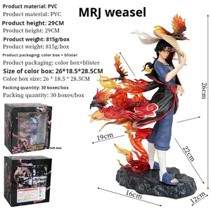 Estatuas Pequeñas de PVC de Alta Calidad con Diseño Animic, Estatuas de Pie con Sombrero Cónico en Forma de Lluvia, Coleccionables de Moda - Product Image 2