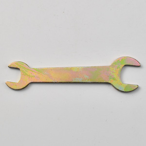 Clé à molette double à extrémités ouvertes en alliage de zinc, hexagonale métrique, qualité industrielle, à mâchoires lisses, pour tiroir, cinq couleurs, argent - Product Image 4