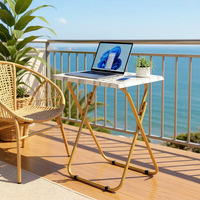 Table de salle à manger pliante d'extérieur pour jardin et cour, directement de l'usine, idéale pour les villas et les terrasses