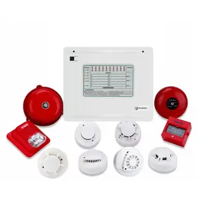 Conventional FACP 2/4/6/8/10 Zones Smoke Detector Fire Alarm System Fire Alarm Control Panel