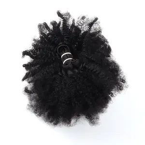 Orient Fashion Afro Kinky Hair 4C Trama de cabello negro natural texturizado