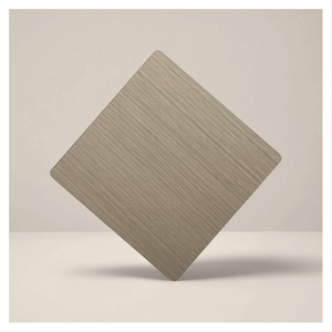Lastra in Acciaio Inox Spazzolato 85% con Finitura Sabbiata Color Oro Tè Opaco per Piani di <span class=keywords><strong>Lavoro</strong></span> e Preparazione Alimenti - Product Image 2