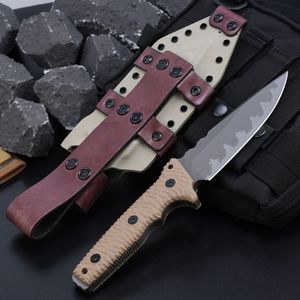 Cuchillo de Jardín Multifuncional de Acero Inoxidable ML HK SS217 con Hoja Recubierta de Titanio, Personalizable OEM, Mango G10, Punta de Gota de 8mm, 1 Unidad - Product Image 5