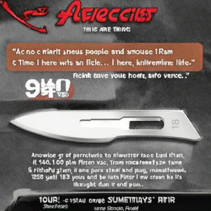 Disposable ISO Certified Sterile Ophthalmic <b>Scalpels</b> #18 Surgical <b>Blade</b> with Sharp Manual Edge for Eye Surgical Procedures - Product Image 2