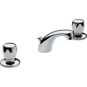 FROMAC Mélangeur de lavabo chromé à 3 trous Outil de tournage de haute qualité - Product Image 1