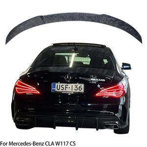 สปอยเลอร์หลังแบบมีปีก2013-2019สำหรับ W117 C117สไตล์ CS คาร์บอนไฟเบอร์ - Product Image 1