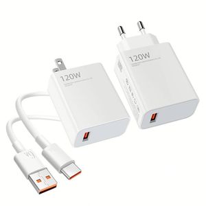 Low Price Wholesale Brand Mi 120W Charger EU US Fast <b>Charging</b> Power Adapter 6A <b>Type</b> <b>C</b> <b>Cable</b> - Product Image 2