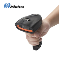 Lector de código de barras, escáner de código de barras QR, Android, papel, USB, láser, Stock, supermercado, inalámbrico de mano, 2,4g, 1D, 2D, A4, 32 bits, 1 año