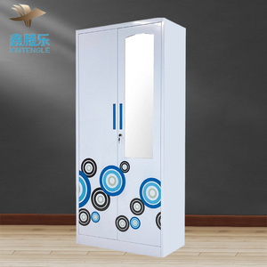 Colgador <span class=keywords><strong>de</strong></span> armario <span class=keywords><strong>de</strong></span> 2 puertas, armario <span class=keywords><strong>de</strong></span> acero, armable, para dormitorio - Product Image 5