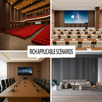 Paneles Acústicos Modernos de Poliéster en Más de 60 Colores Vibrantes, 0.9 NRC, Insonorización para Hoteles y Apartamentos, Tamaños Personalizados - Venta al Por Mayor