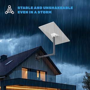 Starlink Satellite إنترنت V4 الربط طويل مثبت على الحائط مع محول عمود أبيض أو رمادي لطبق Starlink Gen3 - Product Image 3