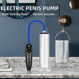 Bomba de Pene Eléctrica Inteligente con Pantalla LCD, Recargable por USB, 20 Frecuencias, 100% Impermeable, Venta Directa de Fábrica - Product Image 2