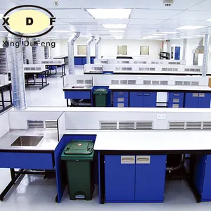Mesa de laboratorio escolar, equipos de laboratorio, muebles de laboratorio