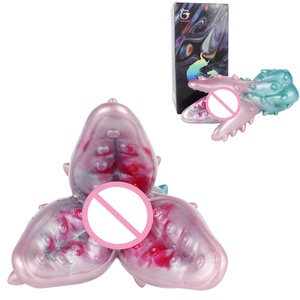 Masturbador Masculino Estilo Planta Exótica de Fantasía, Inspirado en Petermannia, con Textura Suave y Canal Único - Product Image 1