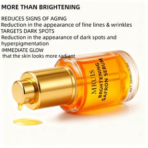 Suero de azafrán Iluminador Alternativo Vitamina C <span class=keywords><strong>Para</strong></span> <span class=keywords><strong>manchas</strong></span> <span class=keywords><strong>oscuras</strong></span> e hiperpigmentación Antioxidante Piel radiante y saludable - Product Image 2