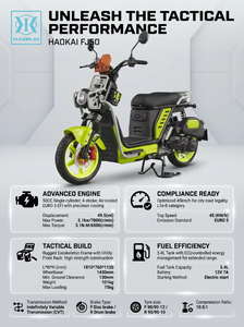 Scooter à essence <span class=keywords><strong>50CC</strong></span> Euro 5, <span class=keywords><strong>4</strong></span> temps, refroidissement par air, système EFI, vitesse maximale de 45 km/h, réservoir de 5,<span class=keywords><strong>4</strong></span> L, pour les déplacements des adultes - Product Image 2