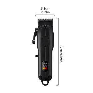 <span class=keywords><strong>Tondeuse</strong></span> <span class=keywords><strong>à</strong></span> <span class=keywords><strong>cheveux</strong></span> électrique rechargeable avec 5 vitesses réglables, écran LCD, <span class=keywords><strong>tondeuse</strong></span> <span class=keywords><strong>à</strong></span> <span class=keywords><strong>cheveux</strong></span> pour hommes avec charge USB - Product Image 2