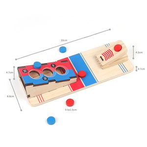 2026 Веселая деревянная стрельба игра мини настольная битва игра для детей - Product Image 6