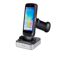 Pemindai Barcode Terbaru Tera Pro dengan Dudukan Pengisi Daya Android 11 BT 5.0 8000mAh 4G Wi-Fi GPS PDA Genggam 1D 2D QR