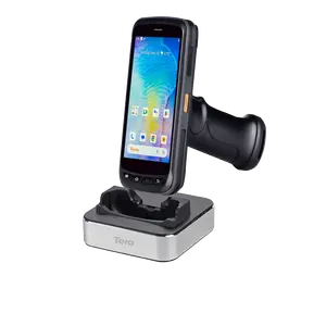 테라 프로 최신 바코드 스캐너 충전 요람 안드로이드 11 BT 5.0 8000mAh 4G Wi-Fi GPS 휴대용 PDA 1D 2D QR