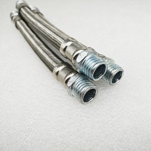 Rixin Stainless Steel Corrugated Hose M16 19mm High Pressure Industrial Braided Metal Pipe - Product Image 2