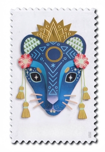 2025 Usa Forever timbres-poste ensemble de papier déco zodiaque chinois timbre thème manuel enveloppe envoi postal autocollants étiquettes - Product Image 4