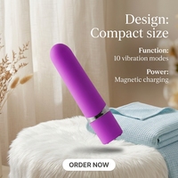 Wiederaufladbarer Bullet-Vibrator Sextoy für Frauen Masturbationsprodukte Sexspielzeug Starker Leistungsfähiger Vibrator