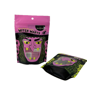 Tùy chỉnh in cửa sổ đặc biệt có thể khóa lại dây kéo <span class=keywords><strong>Ziplock</strong></span> kẹo dẻo bao bì túi Mylar - Product Image 6