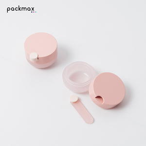 Pot à baume à lèvres en PP de 12g avec spatule – Contenant vide rechargeable pour crème, emballage cosmétique à couvercle rabattable pour masque et baume à lèvres - Product Image 3