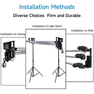 Kit de trépieds et support de papier pour studio avec cadre de montage électrique en alliage d'aluminium <span class=keywords><strong>Nan</strong></span> Guan Guangdong, sans fil, pour usage privé - Product Image 6