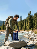 Vente flash - Filtre à eau portable manuel à membrane UF pour la survie en plein air, kit de survie pour le camping d'urgence