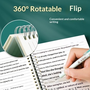 Cuaderno Espiral Deli LPA580-02 Cuadriculado/Rayado Transparente con Espiral B5 <span class=keywords><strong>de</strong></span> Alta Calidad Personalizable, Regalo para Estudiantes, Papelería - Product Image 4