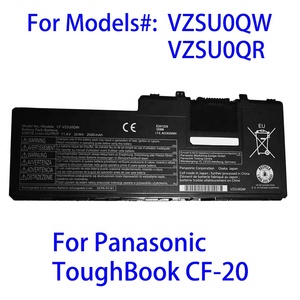Pin máy tính xách tay có thể sạc lại vzsu0qw vzsu0qr cho Pana Sonic toughbook CF-20 11.4V 30Wh Pin máy tính xách tay - Product Image 2