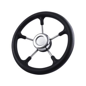 Volante para Barco de Acero Inoxidable con Empuñadura de Espuma, Piezas de Control de Dirección Marina - Product Image 1