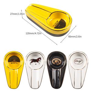 <span class=keywords><strong>Cendrier</strong></span> <span class=keywords><strong>de</strong></span> <span class=keywords><strong>table</strong></span> en céramique fait main Zroog pour l'extérieur, design américain moderne, portable, excellent cadeau <span class=keywords><strong>de</strong></span> Noël pour les amateurs <span class=keywords><strong>de</strong></span> cigares - Product Image 6