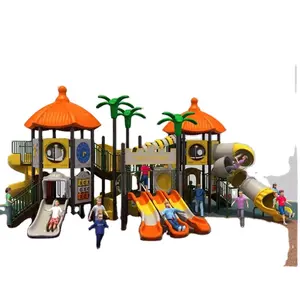 Feiyou new style nice design commercial Amusement Park Children Plastic Slide Outdoor Playground Equipment for preschool
