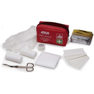 Trousse de premiers secours Givi, compacte, pour les voyages, fournitures médicales d'urgence, utilisation en moto, en plein air - Product Image 1