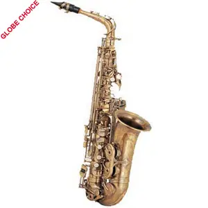 Saxofoon Altsaxofoon Zwart Vernikkeld
