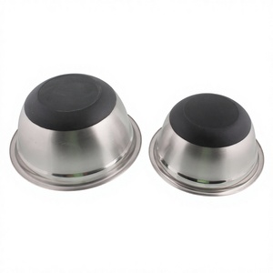 Stainless Steel Polished Classic Eco-Friendly Anti-Skid Uncoated <b>Camping</b> Bowl - Product Image 2