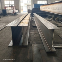 Viga H de Acero Soldada a Medida por el Fabricante, Sección Extra Larga de 15m 18m, Tamaño Superior al Estándar para Proyectos de Gran Envergadura