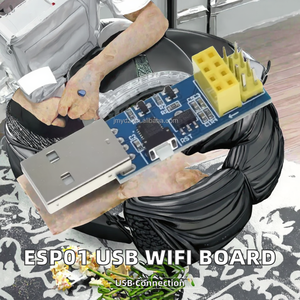 Adaptateur de programmation ESP01 <span class=keywords><strong>ESP</strong></span>-01s <span class=keywords><strong>I2C</strong></span> ESP8266 Téléchargeur CH340C Intégré Sans carte de développement Module - Product Image 2