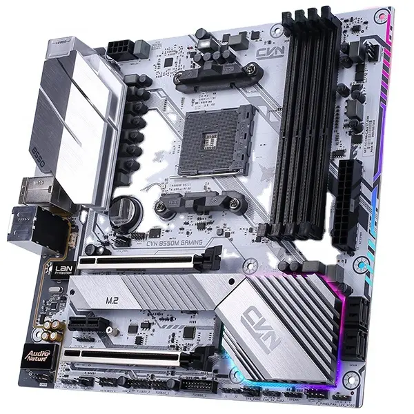 Harga bagus CVN B550M GAMING FROZEN V14 MicroATX komputer gaming motherboard GAMING