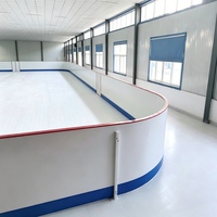 Dalles de glace synthétique à friction réglable pour l'entraînement personnalisé à la résistance et au renforcement musculaire sur glace artificielle