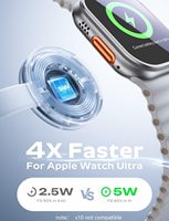 LISEN Chargeur Magnétique Rapide Qi2 15W Station de Recharge Sans Fil Pliable 3-en-1 pour iPhone 17 16 Apple Watch AirPods Voyage